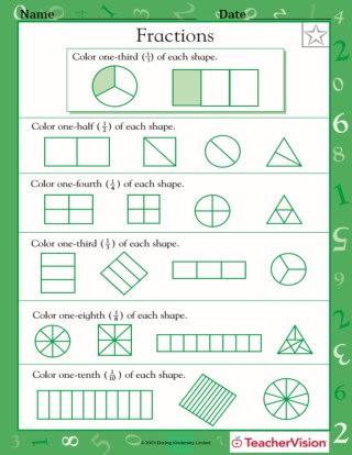 Fractions of Shapes